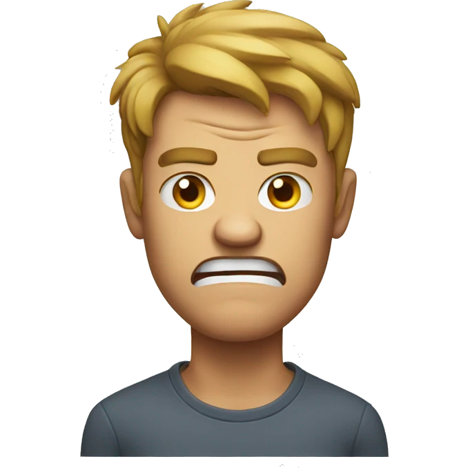 angry guy emoji