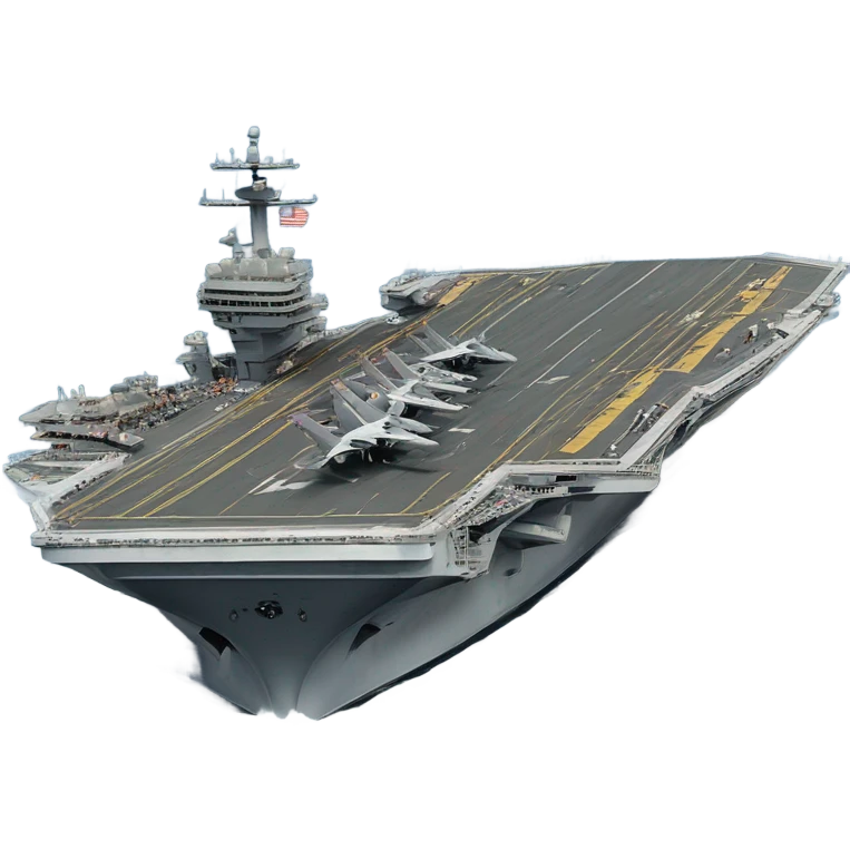 photorealistic aircraft carrier emoji