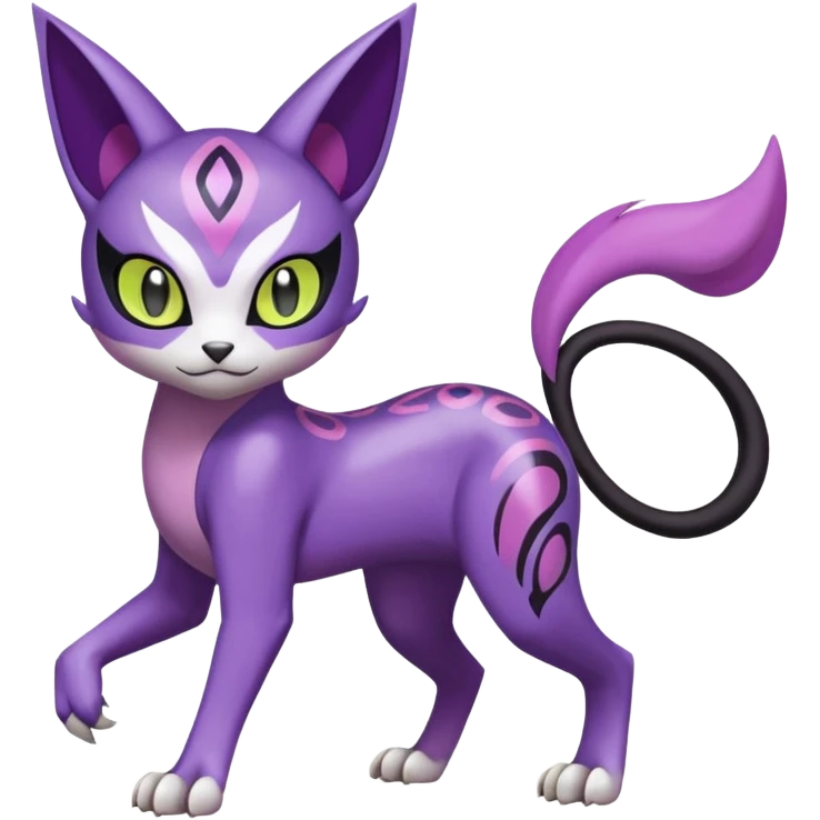 Meloetta-Noibat-Gatomon-Liepard-Pokémon-Digimon-Fakémon-fusion-hybrid-creature emoji