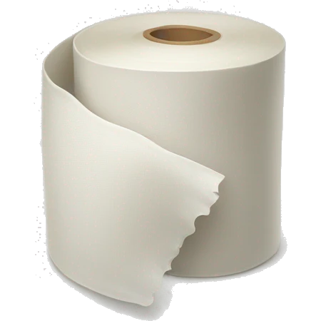 white roll of fabric emoji