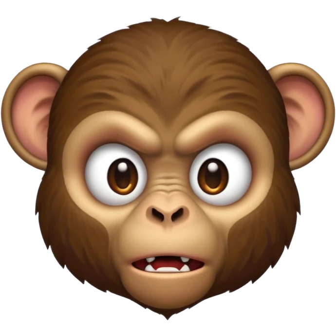 angry monkey emoji