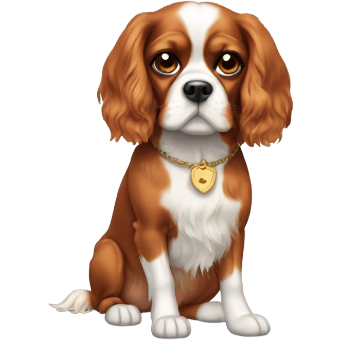 dog cavalier king emoji