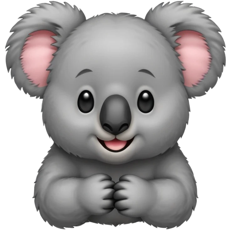 Koala on a emoji emoji