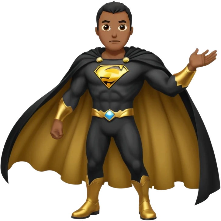 black adam cape emoji