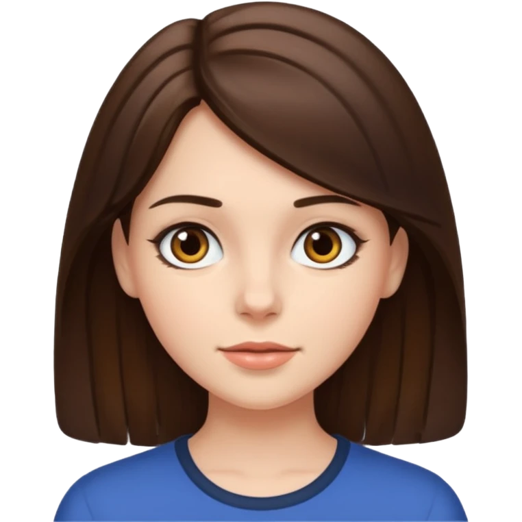 Emma brunette emoji
