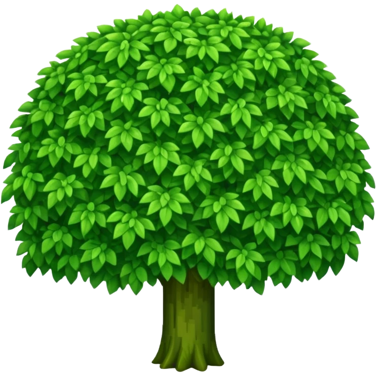 create a dnd style bush.png using 48x48 pixels size emoji