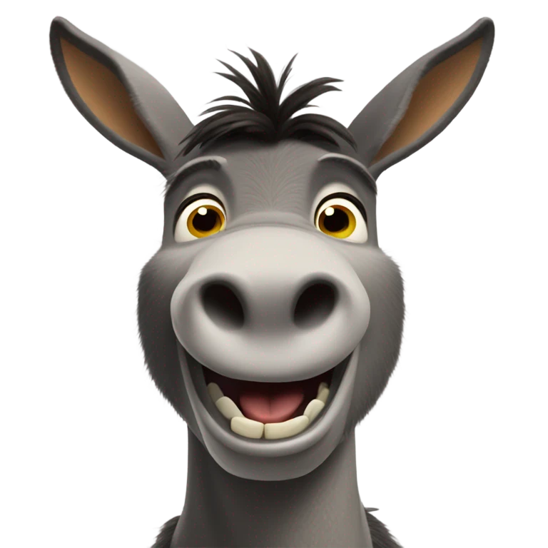 Donkey from Shrek emoji