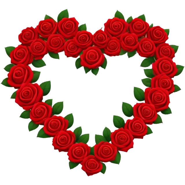 Heart with roses  emoji