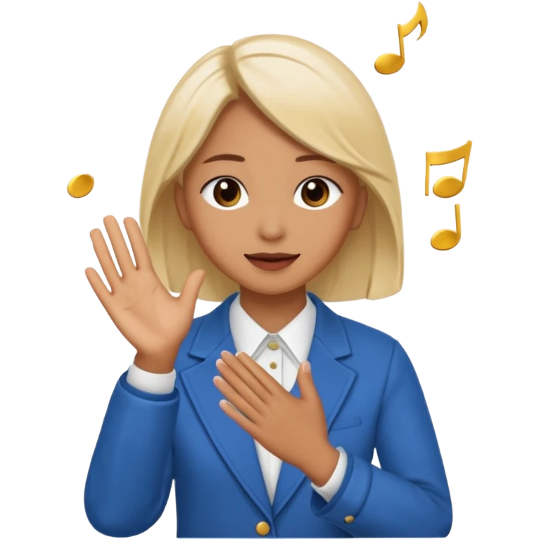 clapping emoji, for sabashi, to clap and donate money to talent on stage emoji