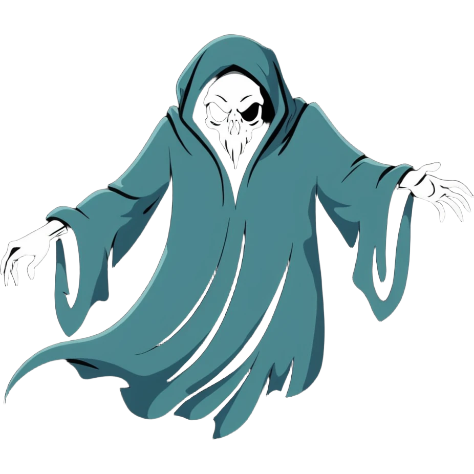Scary Dementor floating emoji