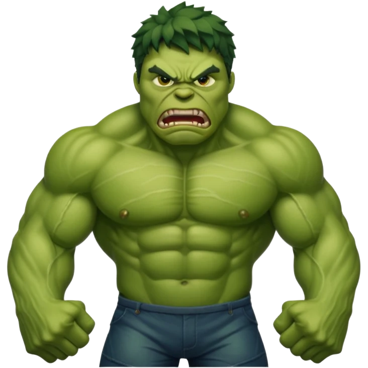 Angry hulk emoji