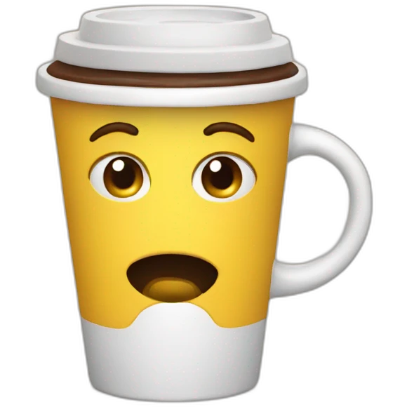 Taza de cafe emoji
