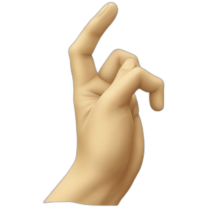 italian statue doing pinched fingers italian gesture emoji