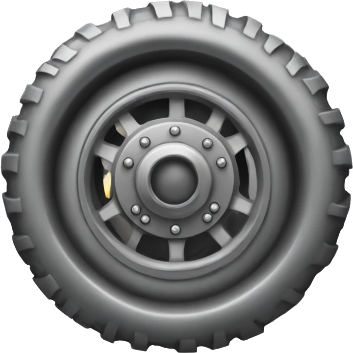 giant truck wheel emoji
