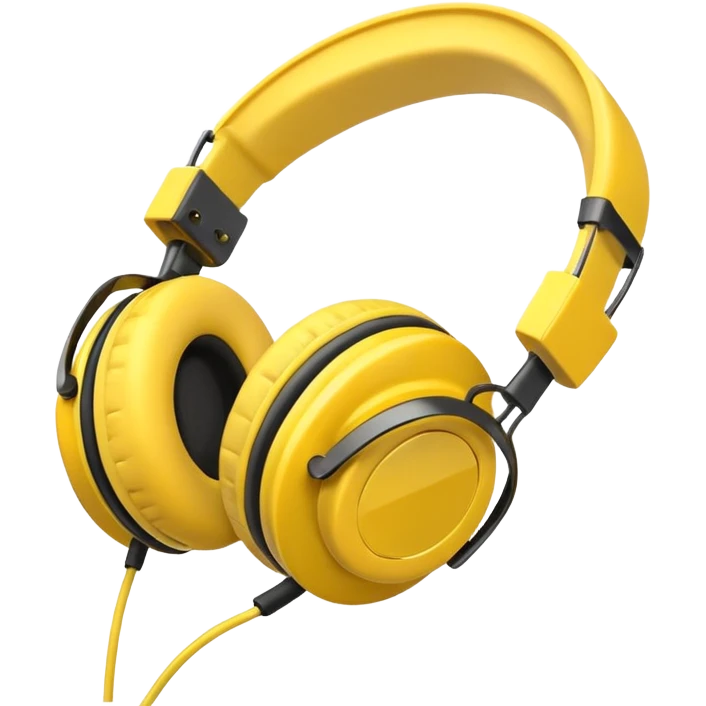هدفون زرد emoji