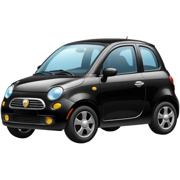 black small car emoji