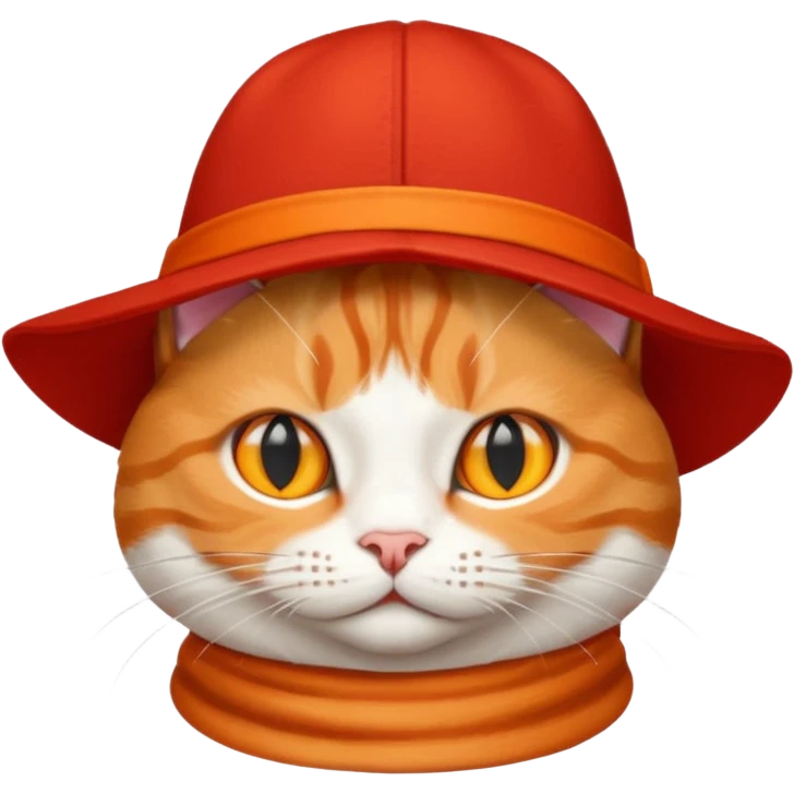 MAGA hat with cat  emoji