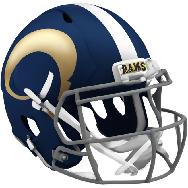 LA Rams helmet emoji