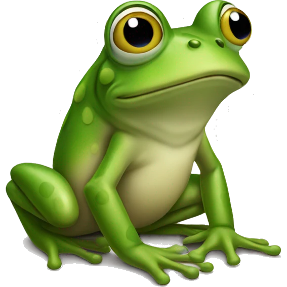 Peppe the frog emoji
