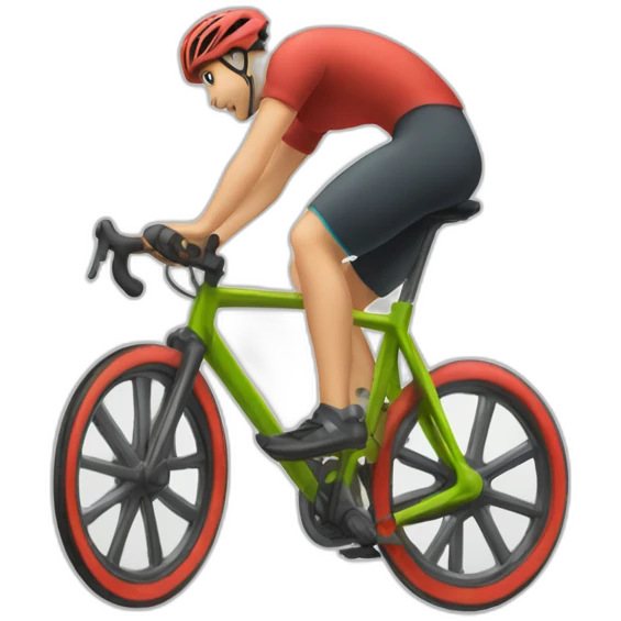 vélo de contre la montre emoji