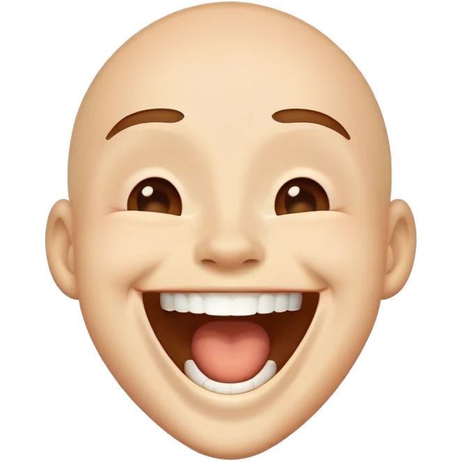 Someone laughing emoji