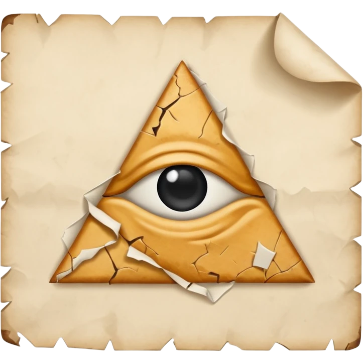 illuminati Paper contract with bite marks tearing through the signature field. emoji