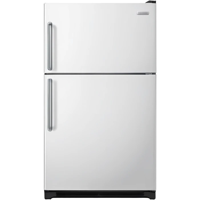modern white fridge emoji