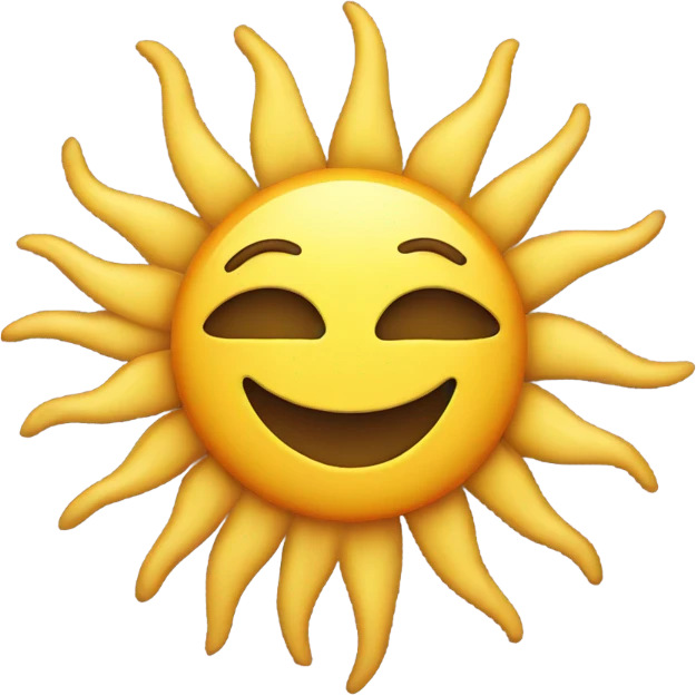 Sun emoji