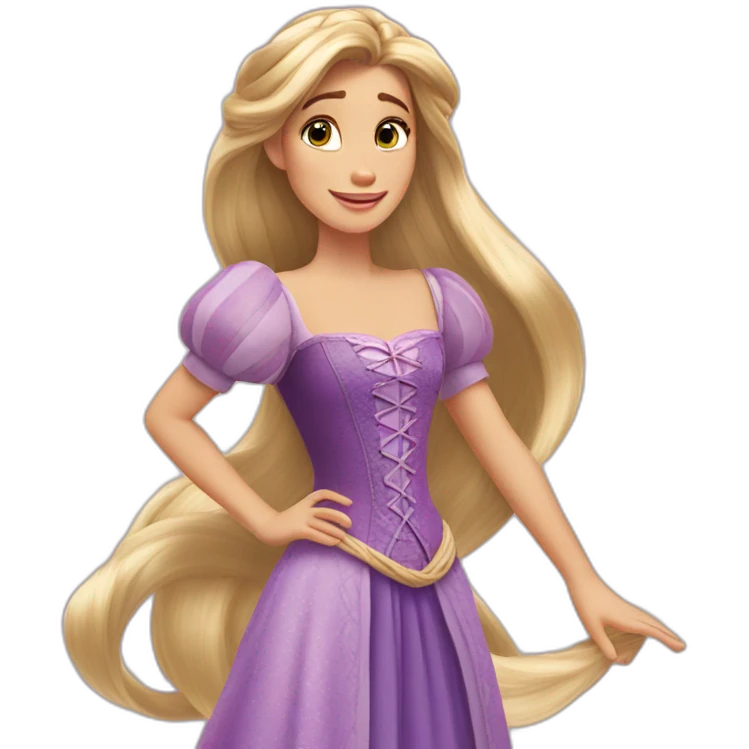 disney princess rapunzel emoji