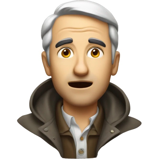 French man have a surprised  emoji