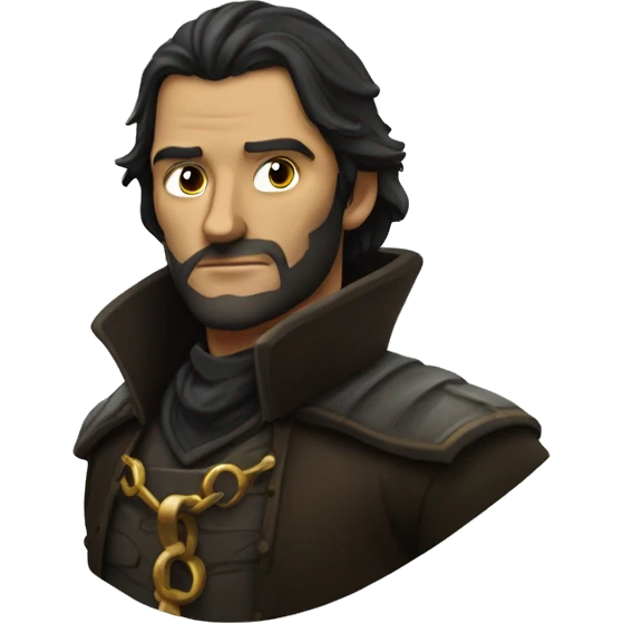 Corvo com círculo dourado atrás da cabeça  emoji