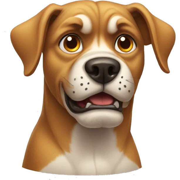 Angry dog emoji