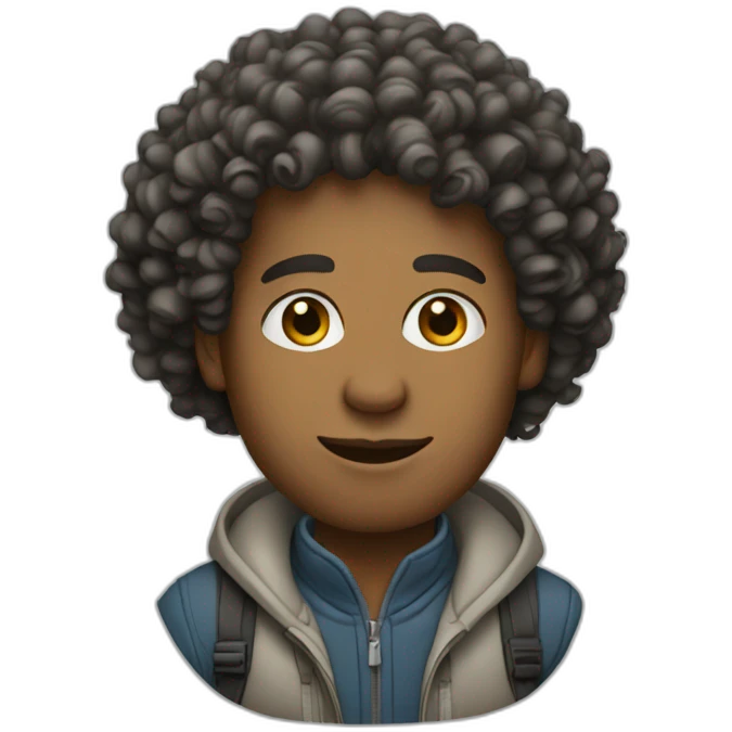 curly urbanist emoji