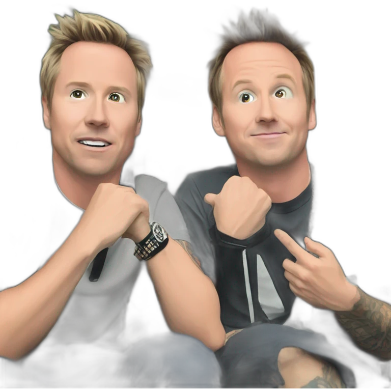Mark Tom and Travis from blink 182 emoji