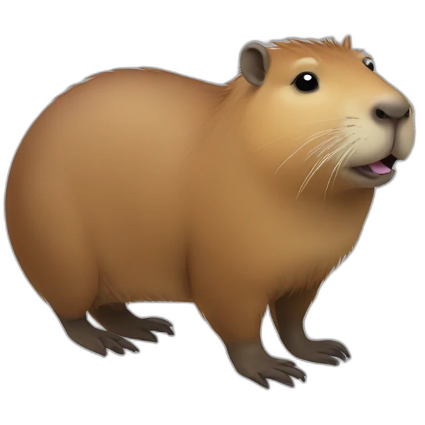 Capybara 4k emoji