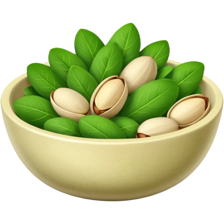 pistachio and spinach emoji