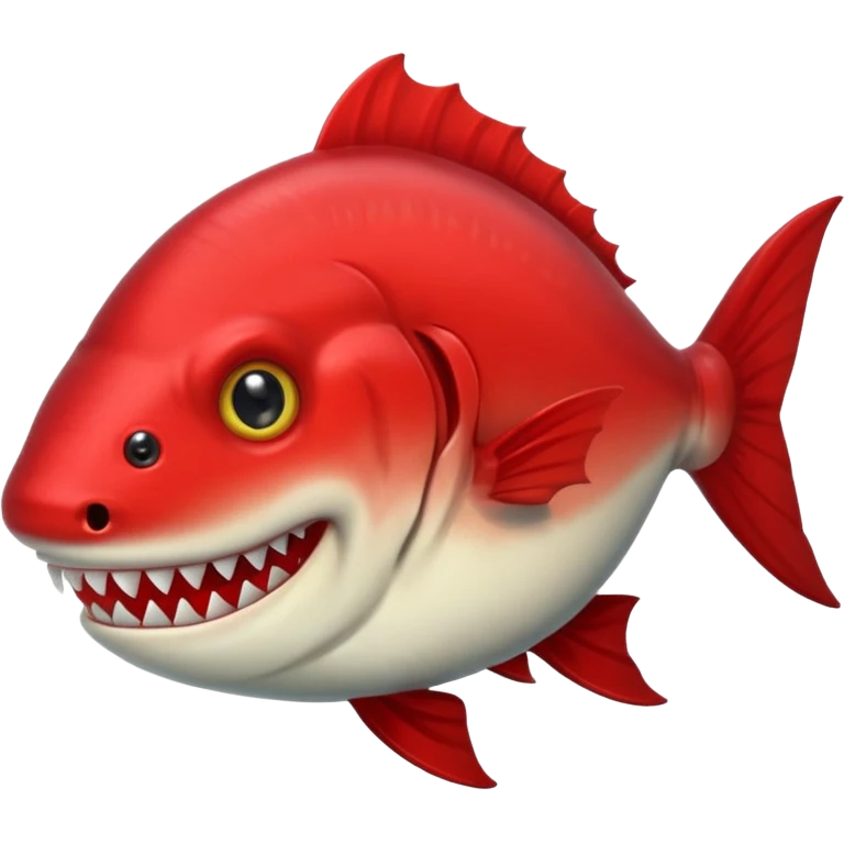 emoji red piranhas emoji