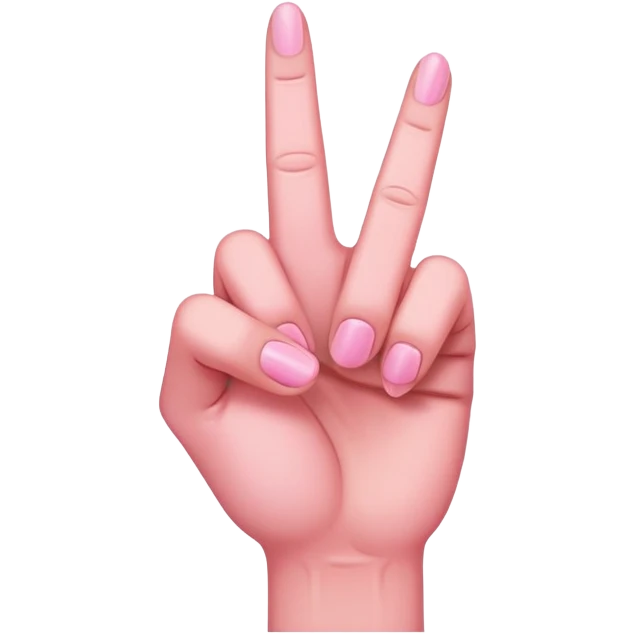 pink middle finger emoji