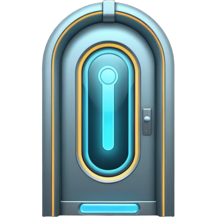 futuristic door portal emoji