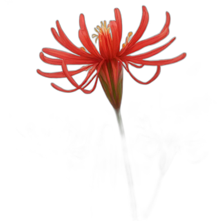 Red spider lily emoji