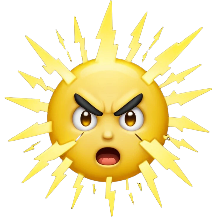 angry electrocuted emoji emoji