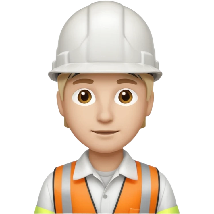 white hard hat engineer emoji