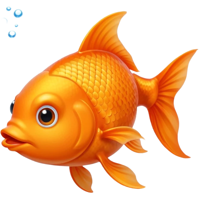 goldfish blowing a kiss emoji
