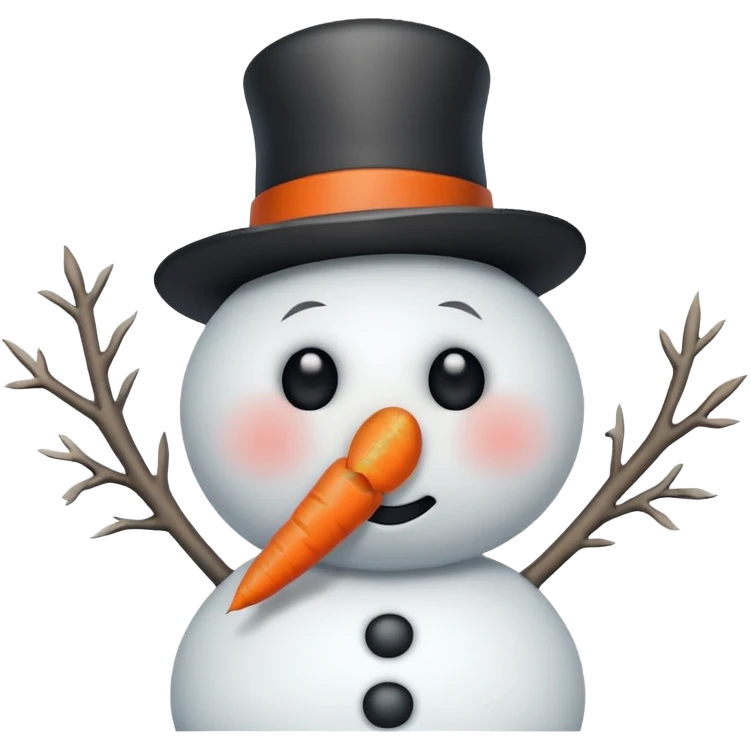 upset snowman emoji