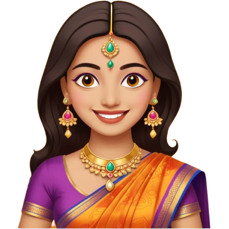 diwali woman emoji