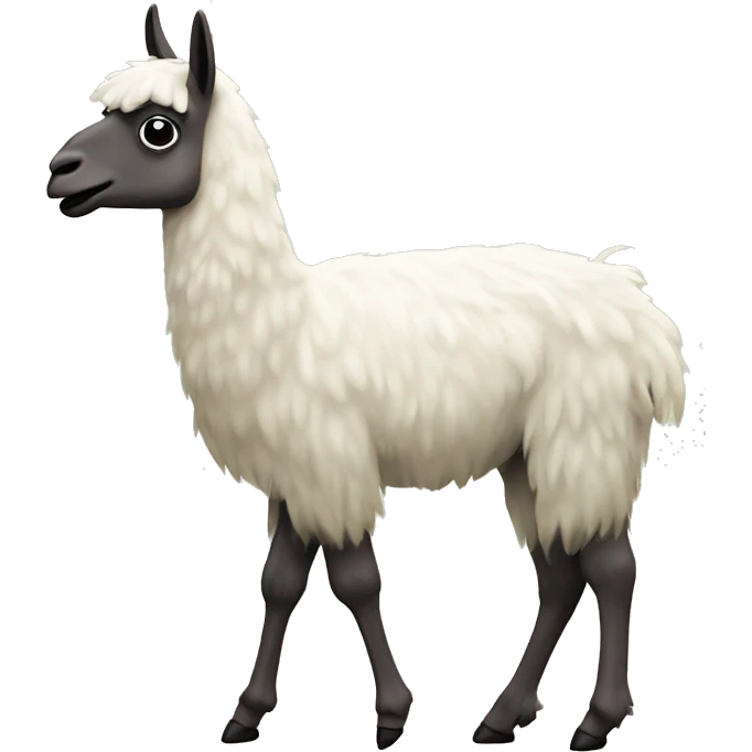 tripping llama emoji