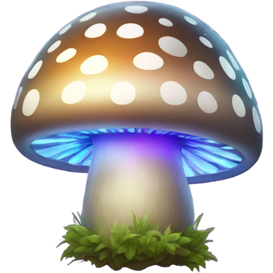 mushroom-shaped disco ball emoji