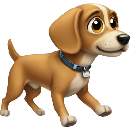 Dog fly emoji