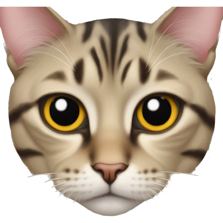 Thousand yard stare cat  emoji