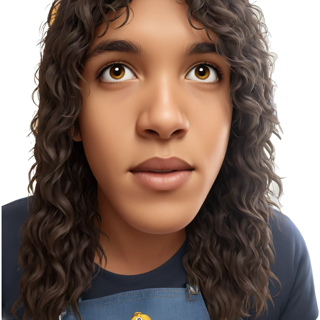 realistic portrait of girl emoji